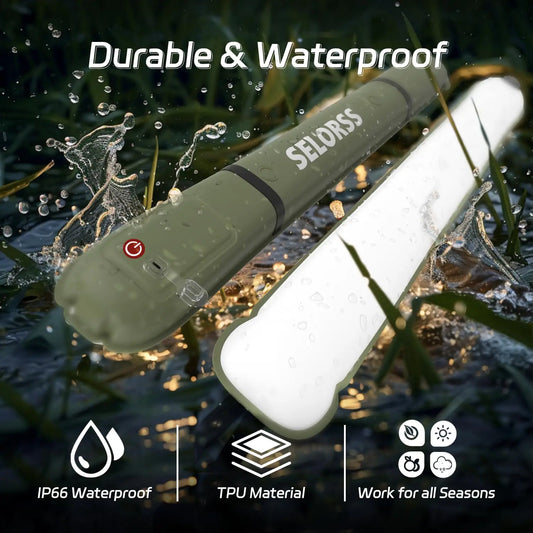 Rechargeable Portable Camping Strong Light Waterproof 2000 mAh