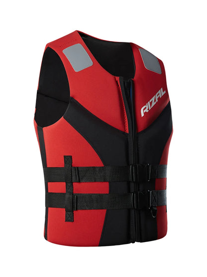 Adjustable Buoyancy Vest for Men & Women - Stretch-Fit, Zippered Design,
