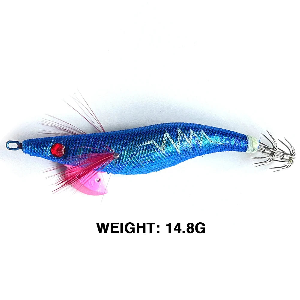 Luminous Fishing Wood Shrimp Lures Lifelike Plastic