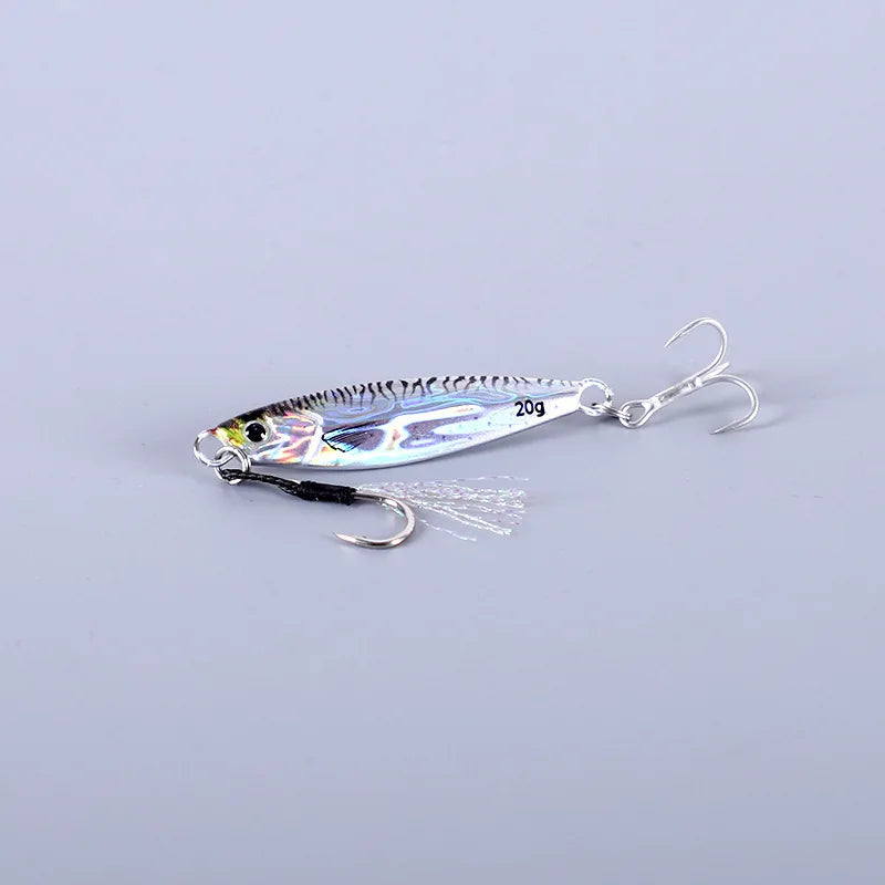 Metal Cast Jig Spoon 7g Artificial Bait Tackle
