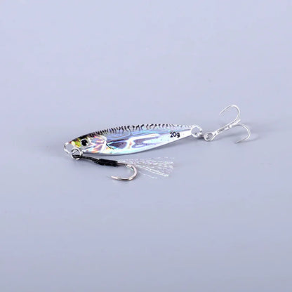 Metal Cast Jig Spoon 7g Artificial Bait Tackle