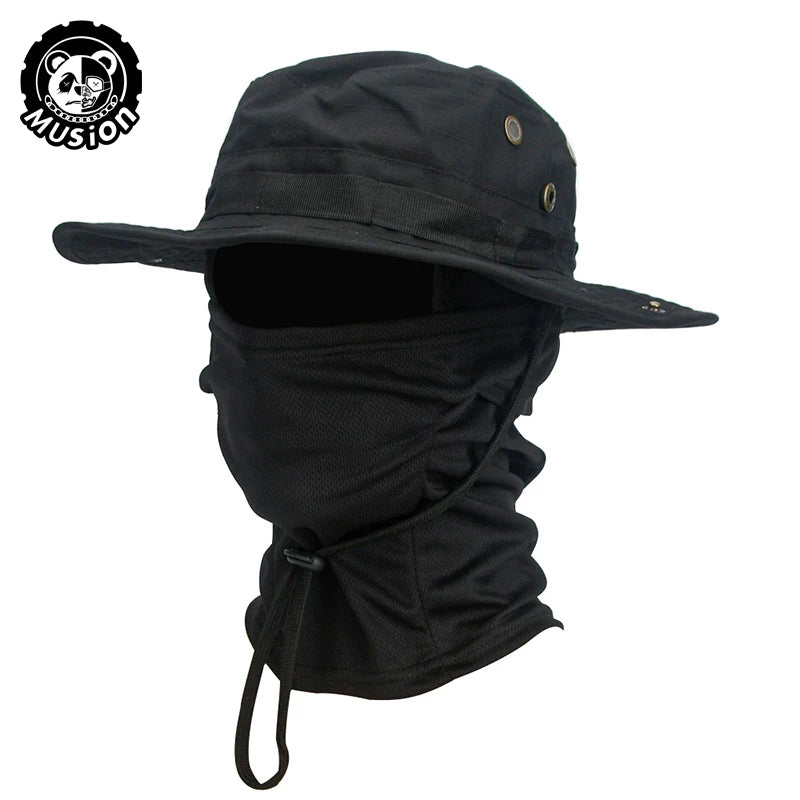 Camouflage Wide Brimmed Boonie Cap