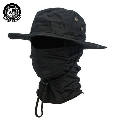 Camouflage Wide Brimmed Boonie Cap