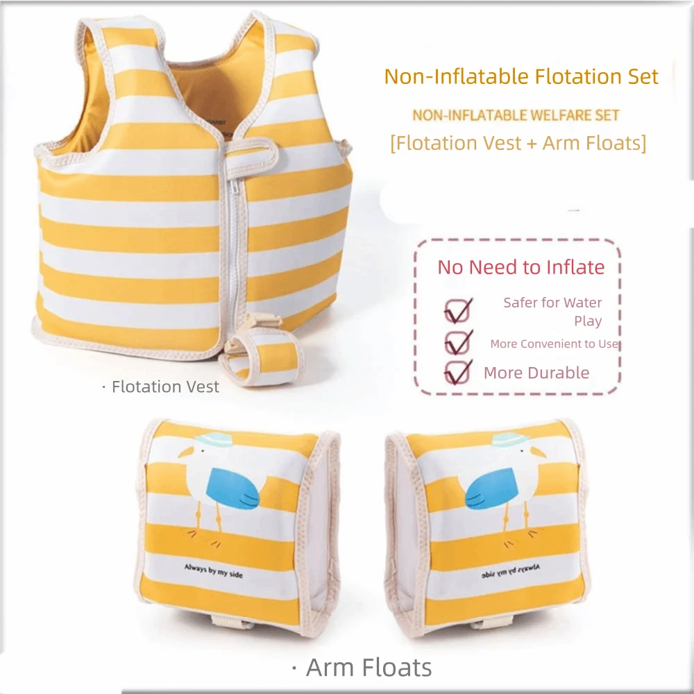 Striped Children's Buoyancy Vest Floats