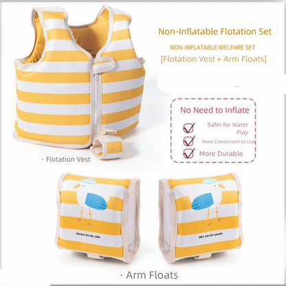 Striped Children's Buoyancy Vest Floats