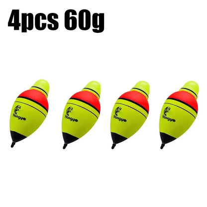 1/2/4pcs Electric Night Fishing Float Glowing EVA Light