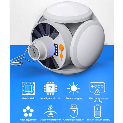 LED Solar 5 Gears Adjustable Portable Lantern