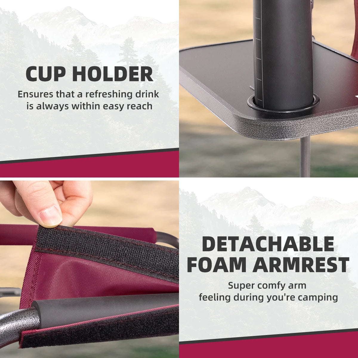 Tisetrail Director Camping Chair with Cooler Bag