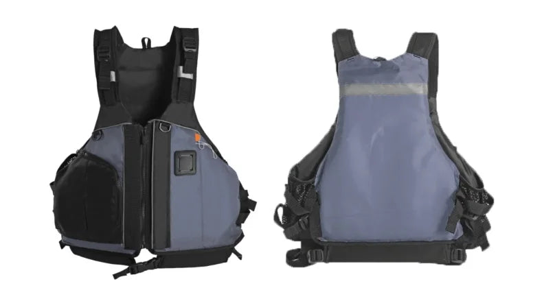 Kayaking Life Vest with Mesh High Back Kids Adult