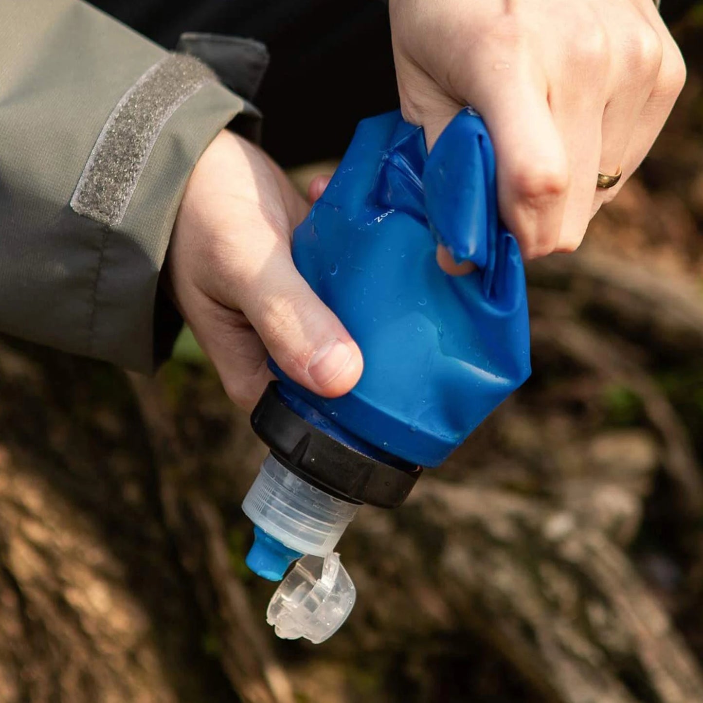 Purifying Survival Water Filter Bottle For Drinking Water