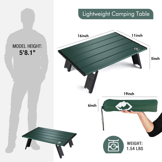 Folding Ultralight Aluminum Side Table