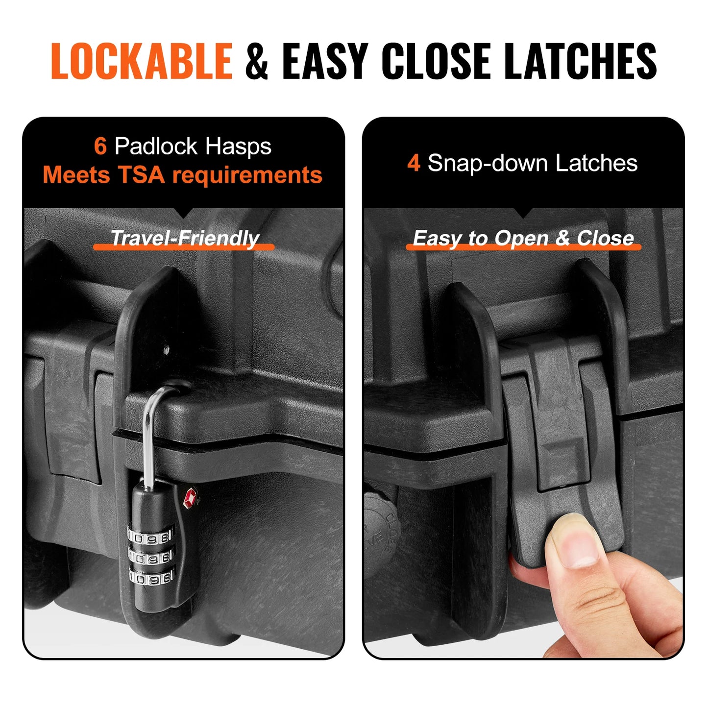 Rifle Hard Case Portable Long Gun Storage
