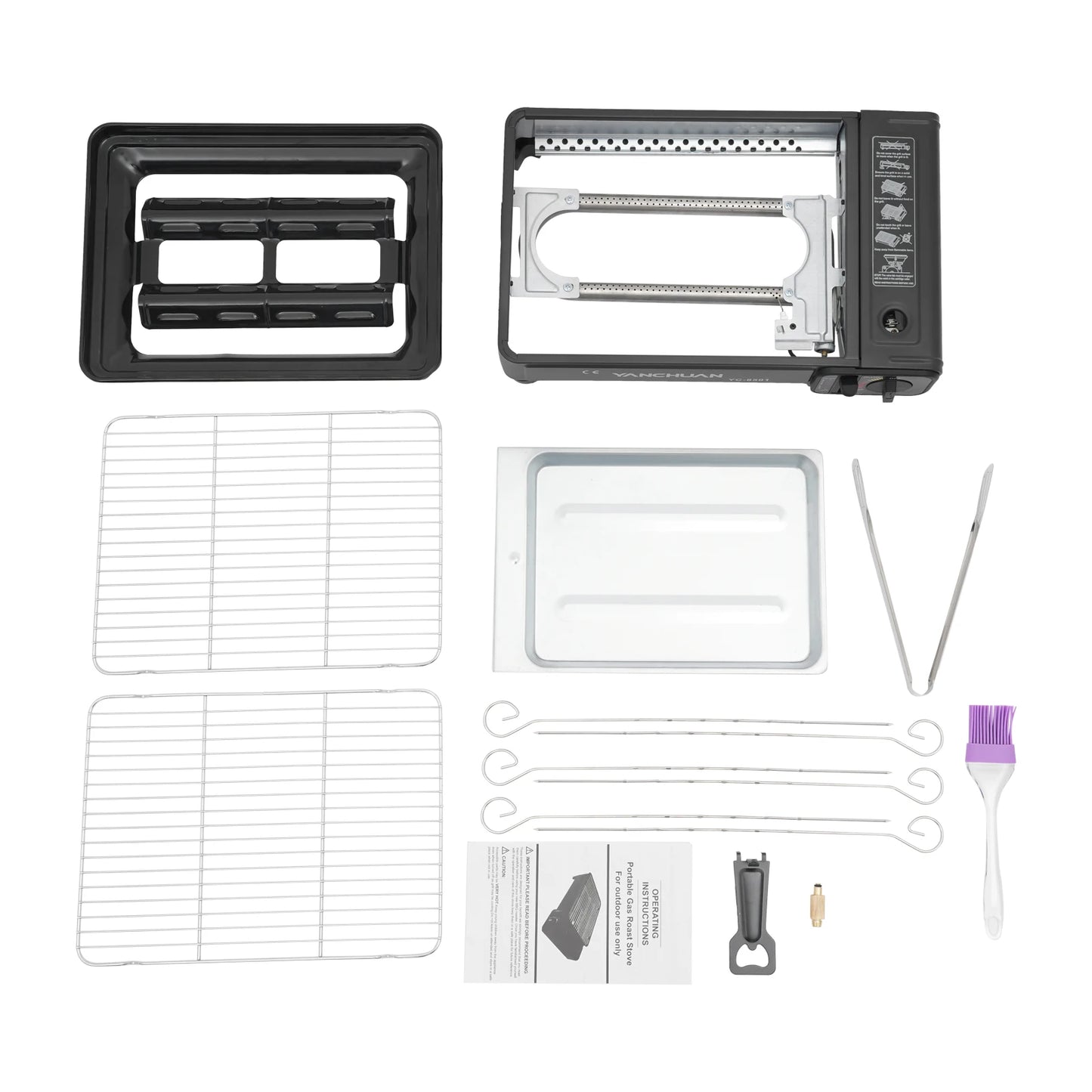2.2KW Portable LPG/Butane Gas Grill Stove
