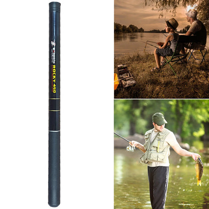Telescopic Fishing Rod Stream Lake Hand Pole Fiberglass Hand Rod Ultralight 2.1/2.4/2.7/3.6M Retractable 40cm for Smaller Waters