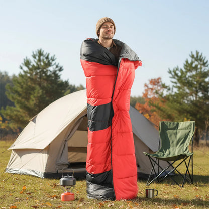 Lightweight Sleeping Bag with Multi USB Powered Heating Pads,