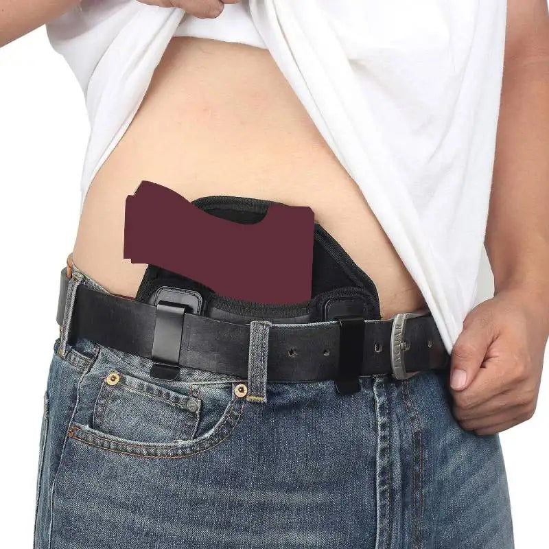 Men's gun holster PU leather hidden gun bag g 17 19 1911 43X Men's hidden carrying gun holster