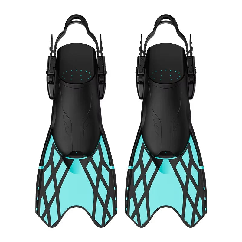 Snorkel / Swimming Flippers Open Heel Travel Size Adult Men/ Women