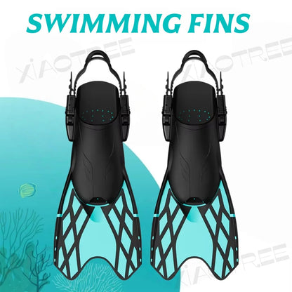Snorkel / Swimming Flippers Open Heel Travel Size Adult Men/ Women