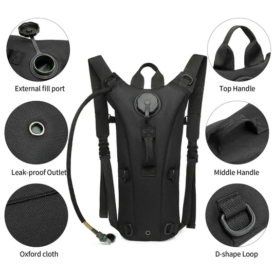 Camel Backpack Equipped with 3L Water Bladder